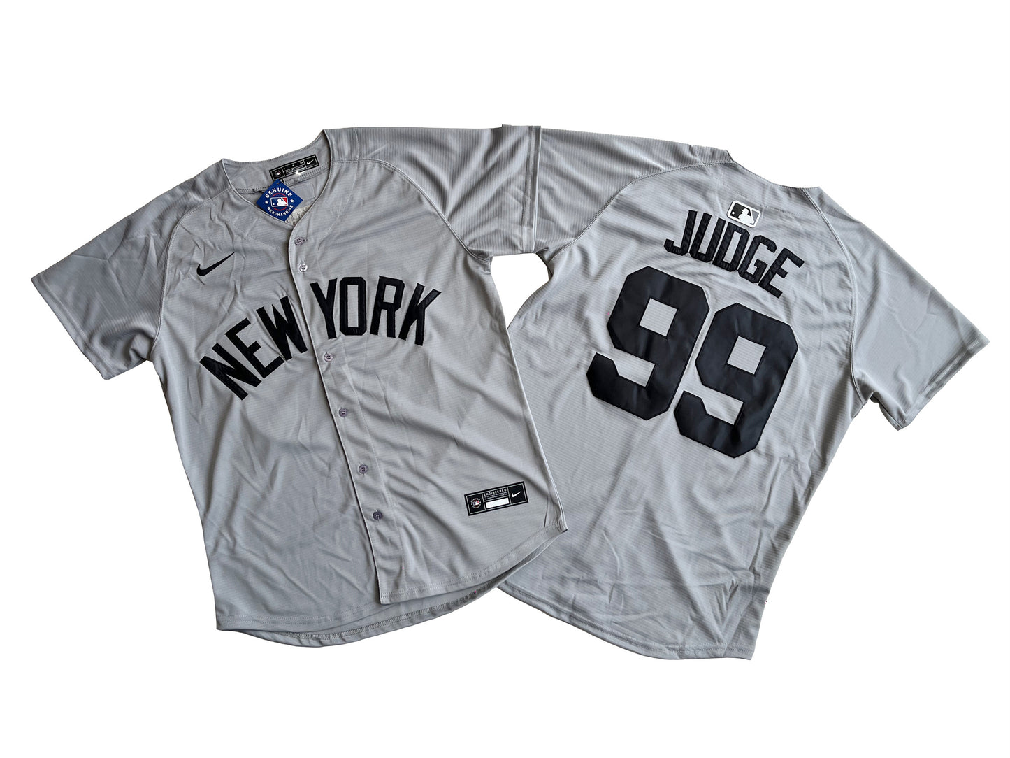NEW YORK YANKEES AARON JUDGE GREY JERSEY