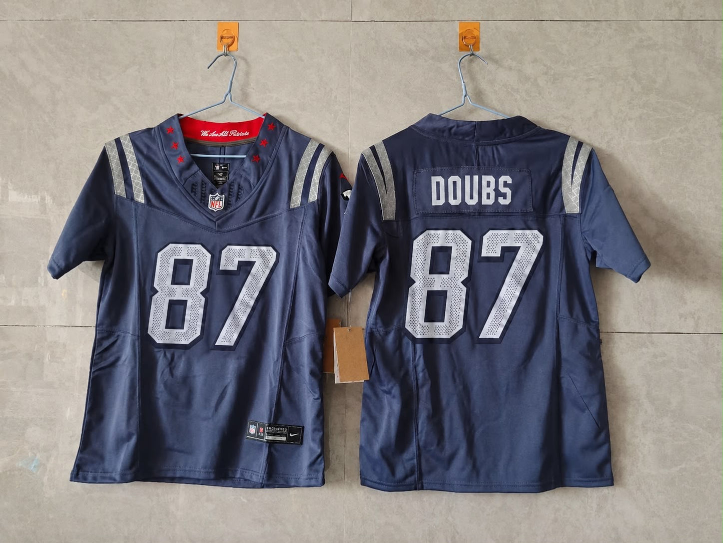 NEW ENGLAND PATRIOTS ROMEO DOUBS RIVAL JERSEY