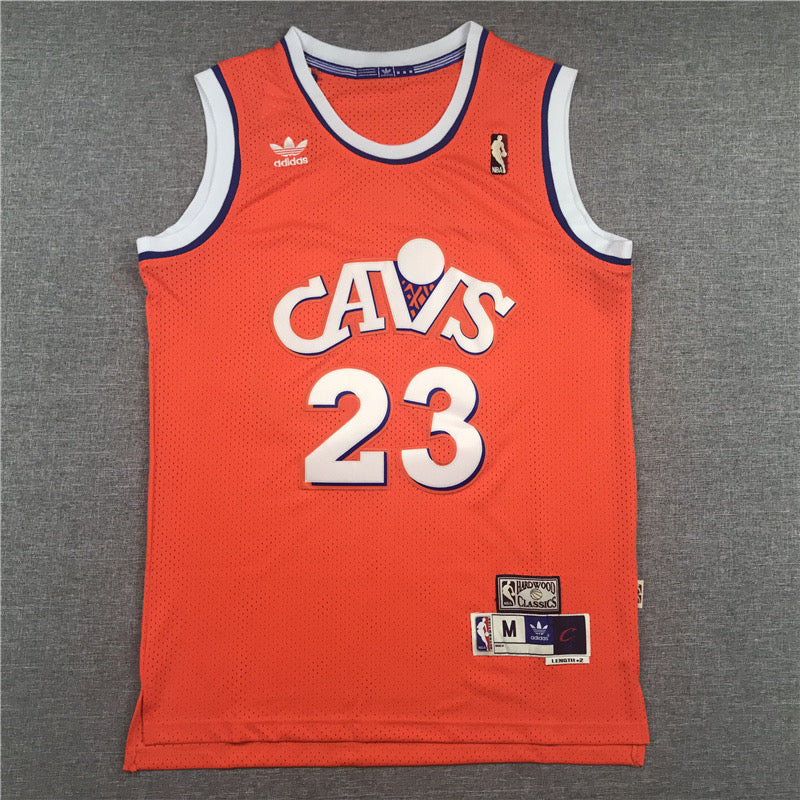 CLEVELAND CAVELIERS LEBRON JAMES ORANGE JERSEYS VINTAGE JERSEY