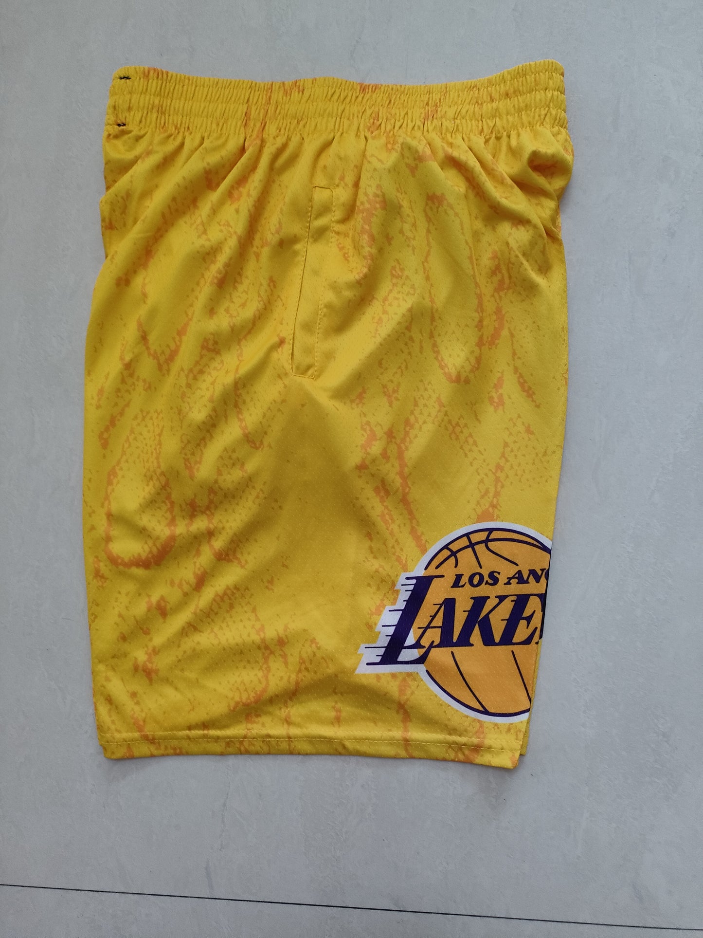 LOS ANGELES LAKERS YELLOW SHORTS