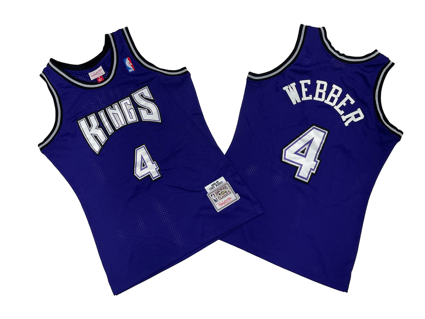 SACREMENTO KINGS CHRIS WEBBER PURPLE VINTAGE JERSEY