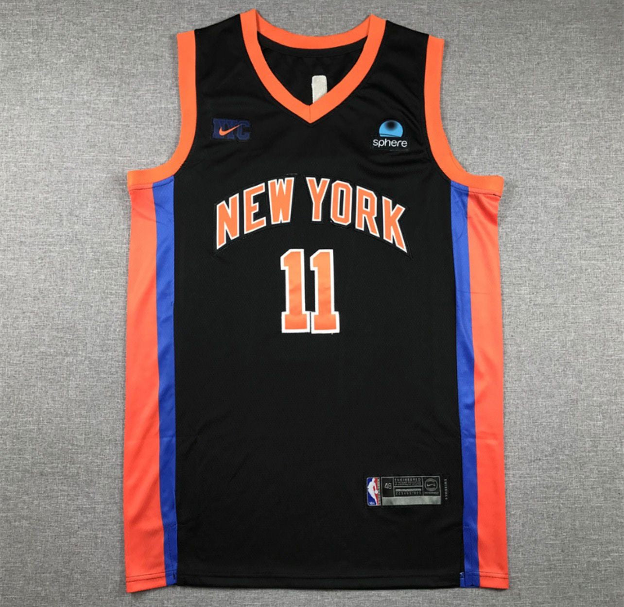 Jalen Brunson Black New York Knicks Jersey