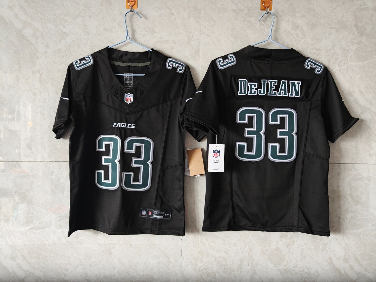 PHILADELPHIA EAGLES COOPER DEJEAN ALTERNATE BLACK JERSEY