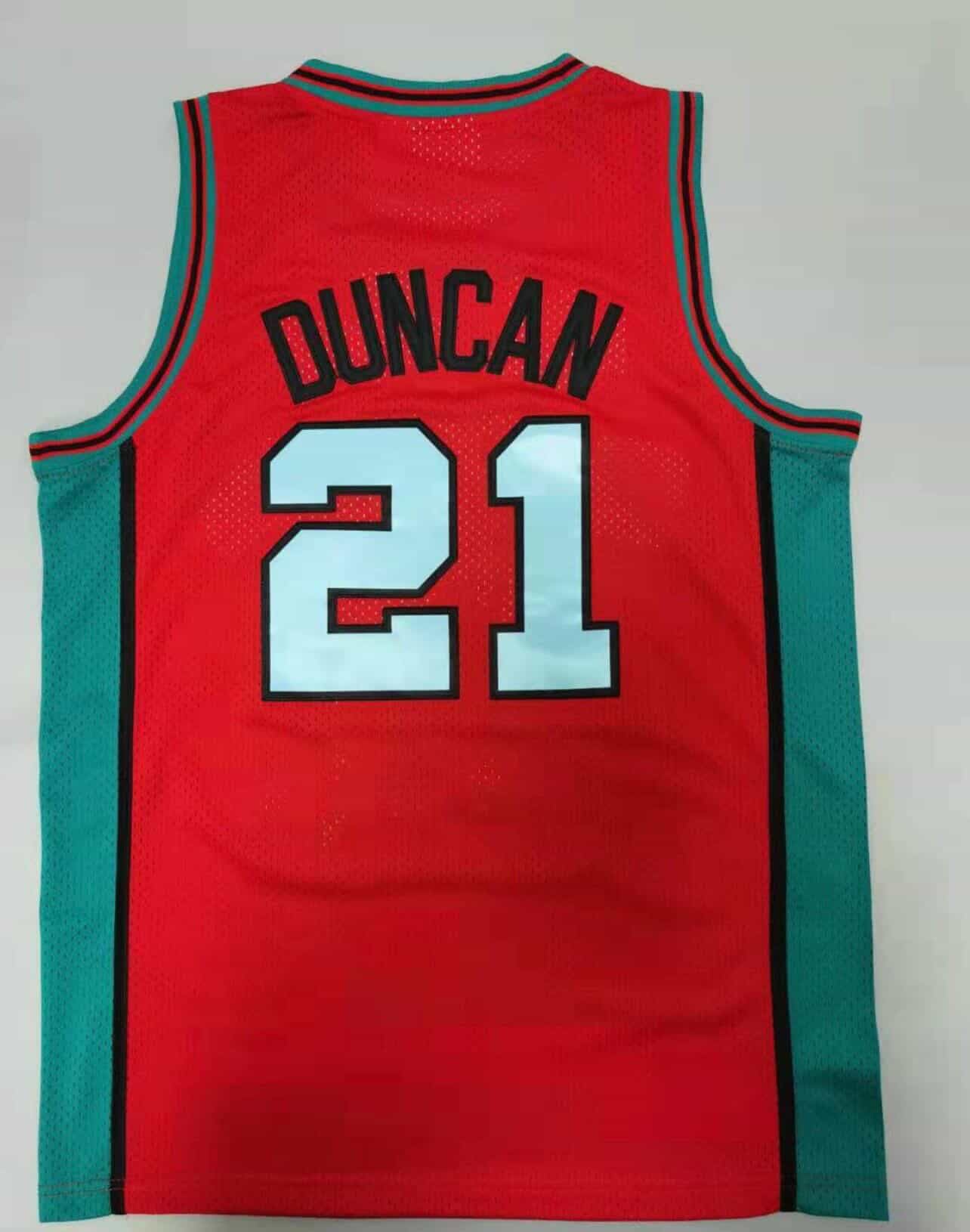 Tim Duncan San Antonio Spurs Basketball Jersey