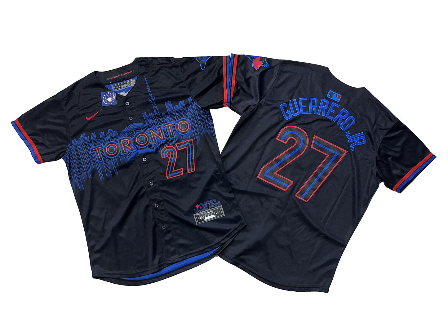 Vladimir Guerrero Jr. Navy Toronto Blue Jays Jersey