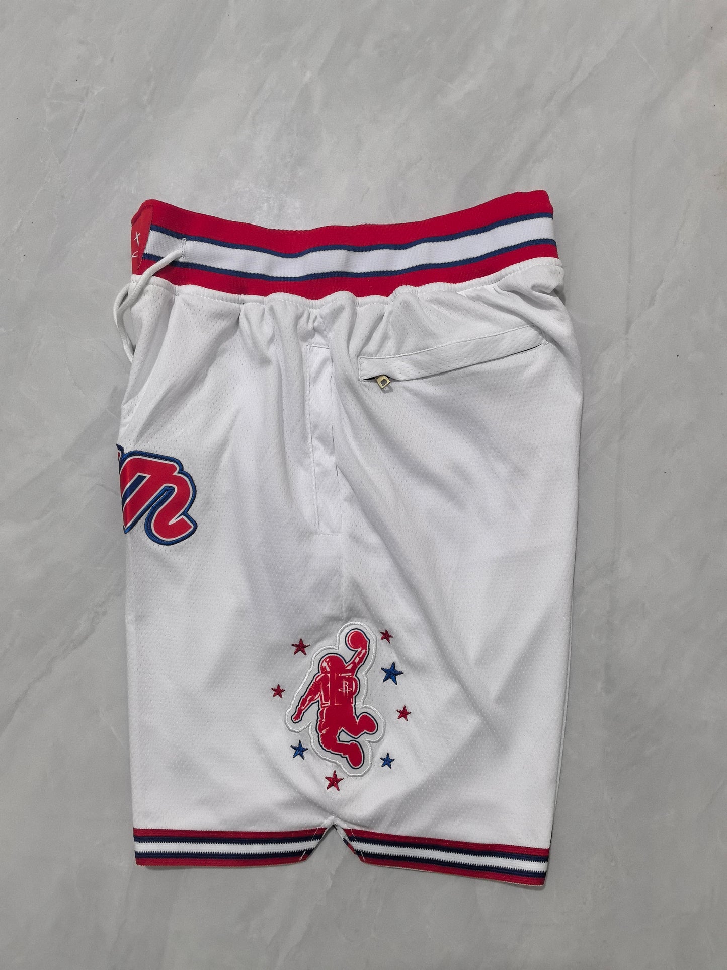 HOUSTON ROCKETS WHITE SHORTS