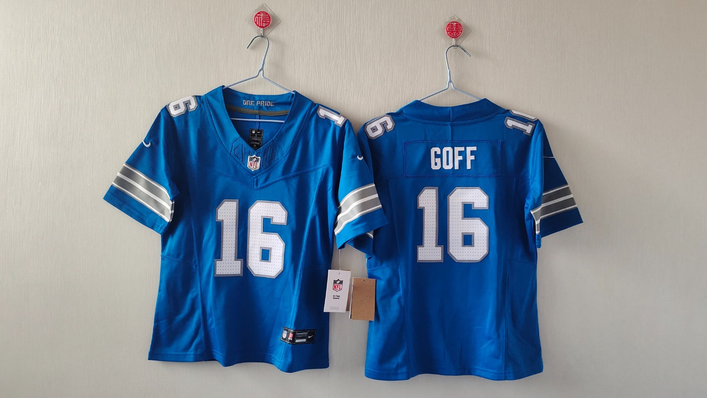 DETROIT LIONS JARED GOFF BLUE JERSEY