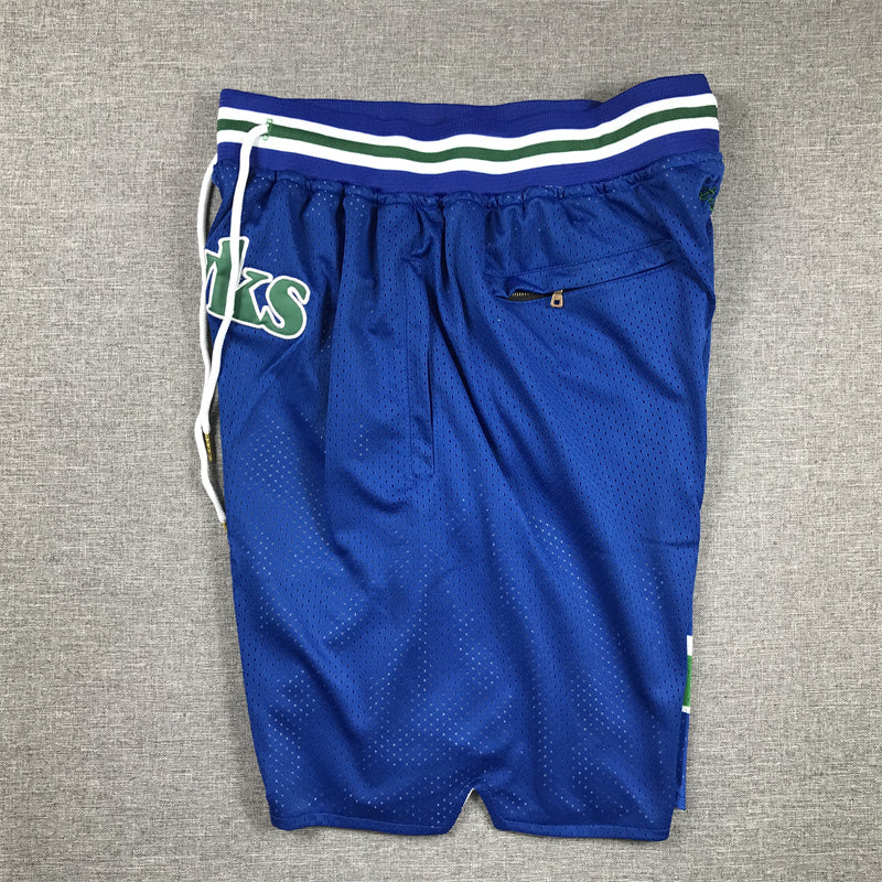 SEATTLE SEAHAWKS RETRO BLUE SHORTS