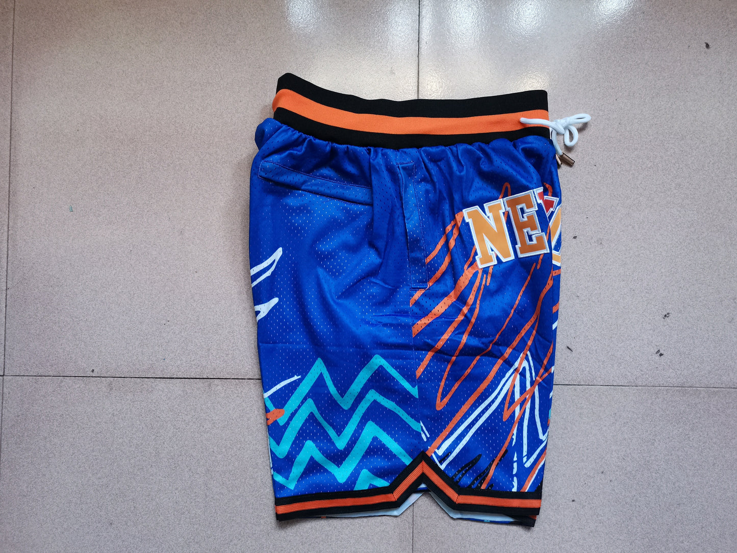 NEW YORK KNICKS BLUE SHORTS