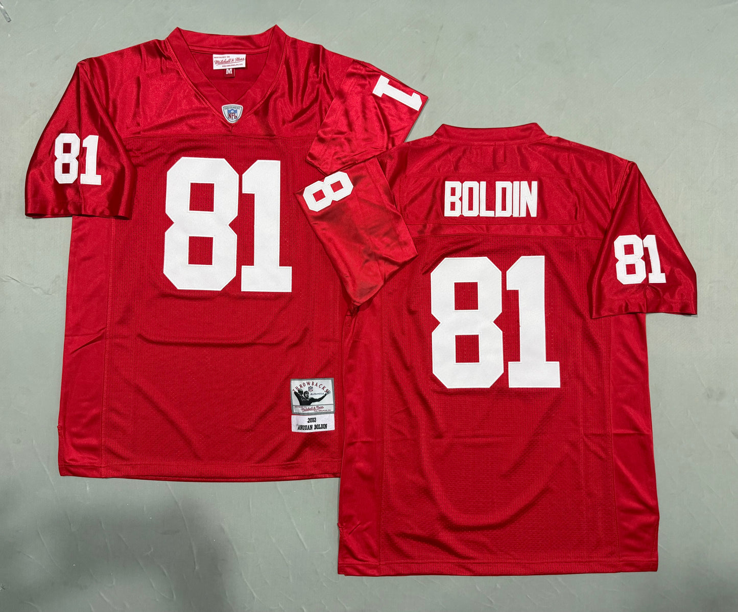 ARIZONA CARDINALS ANQUAN BOLDIN RED VINTAGE JERSEY