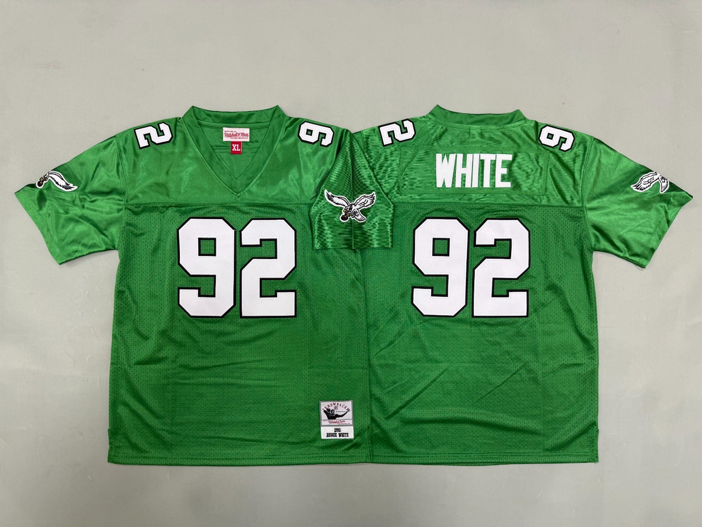 PHILIDELPHIA EAGLES REGGIE WHITE VINTAGE GREEN JERSEY