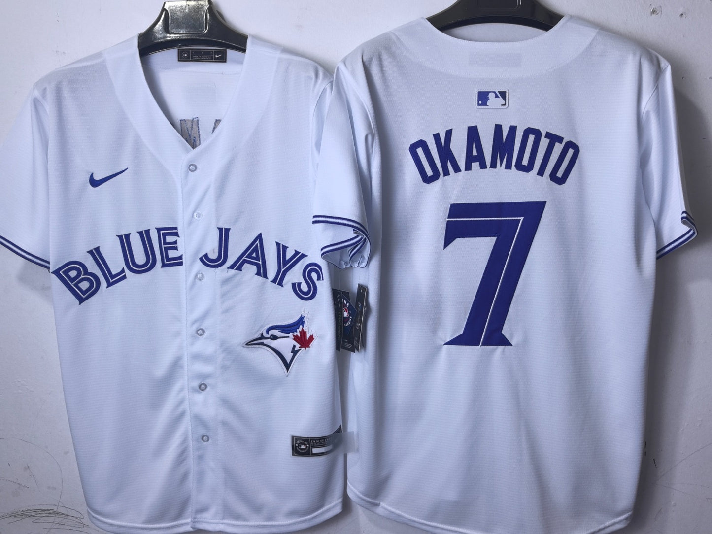 Toronto Blue Jays Kazuma Okamoto White Jersey