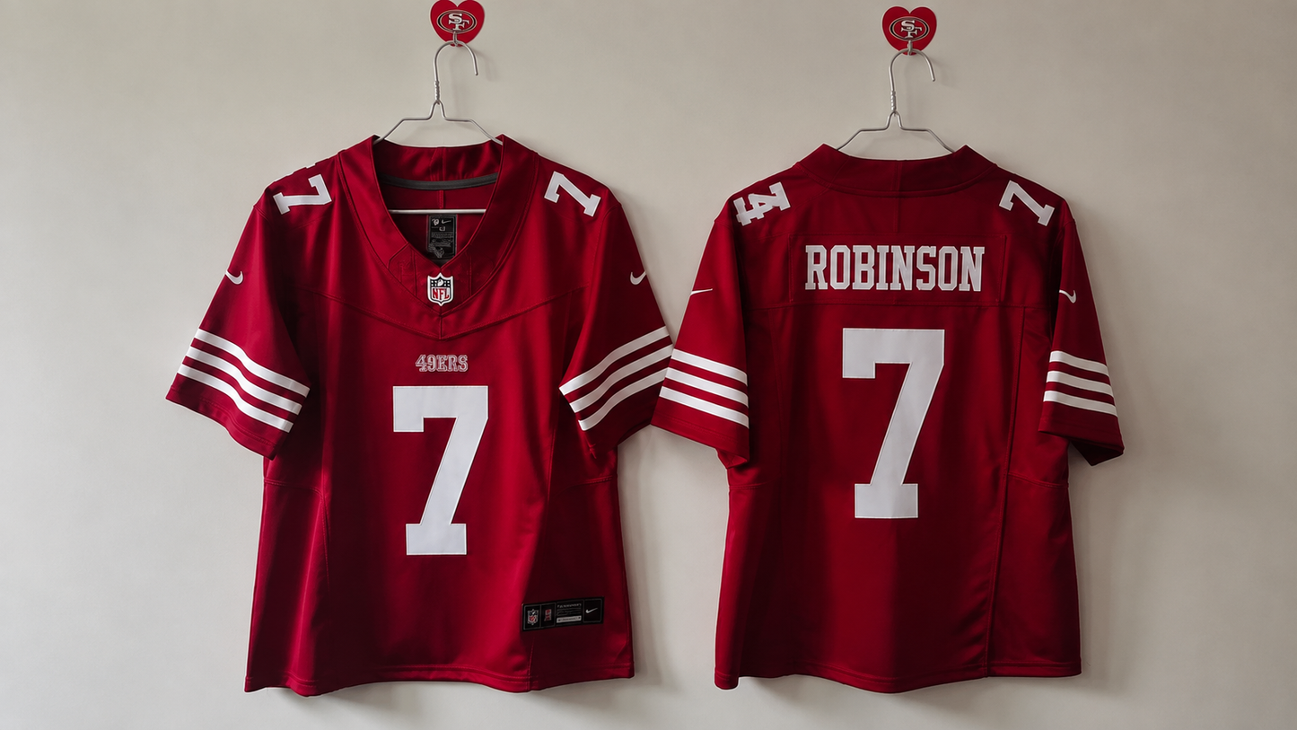 SAN FRANCISCO 49ERS DEMARCUS ROBINSON RED JERSEY