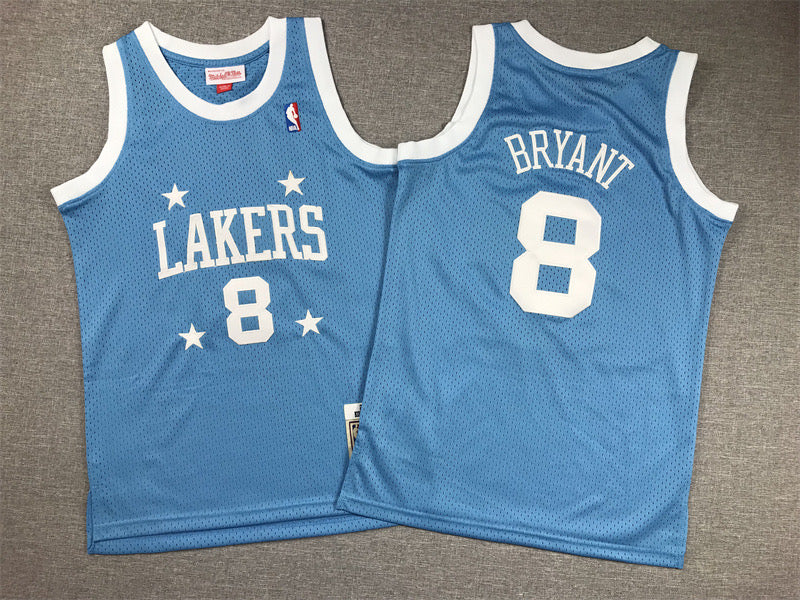 LOS ANGELES LAKERS KOBE BRYANT BABY BLUE VINTAGE JERSEY