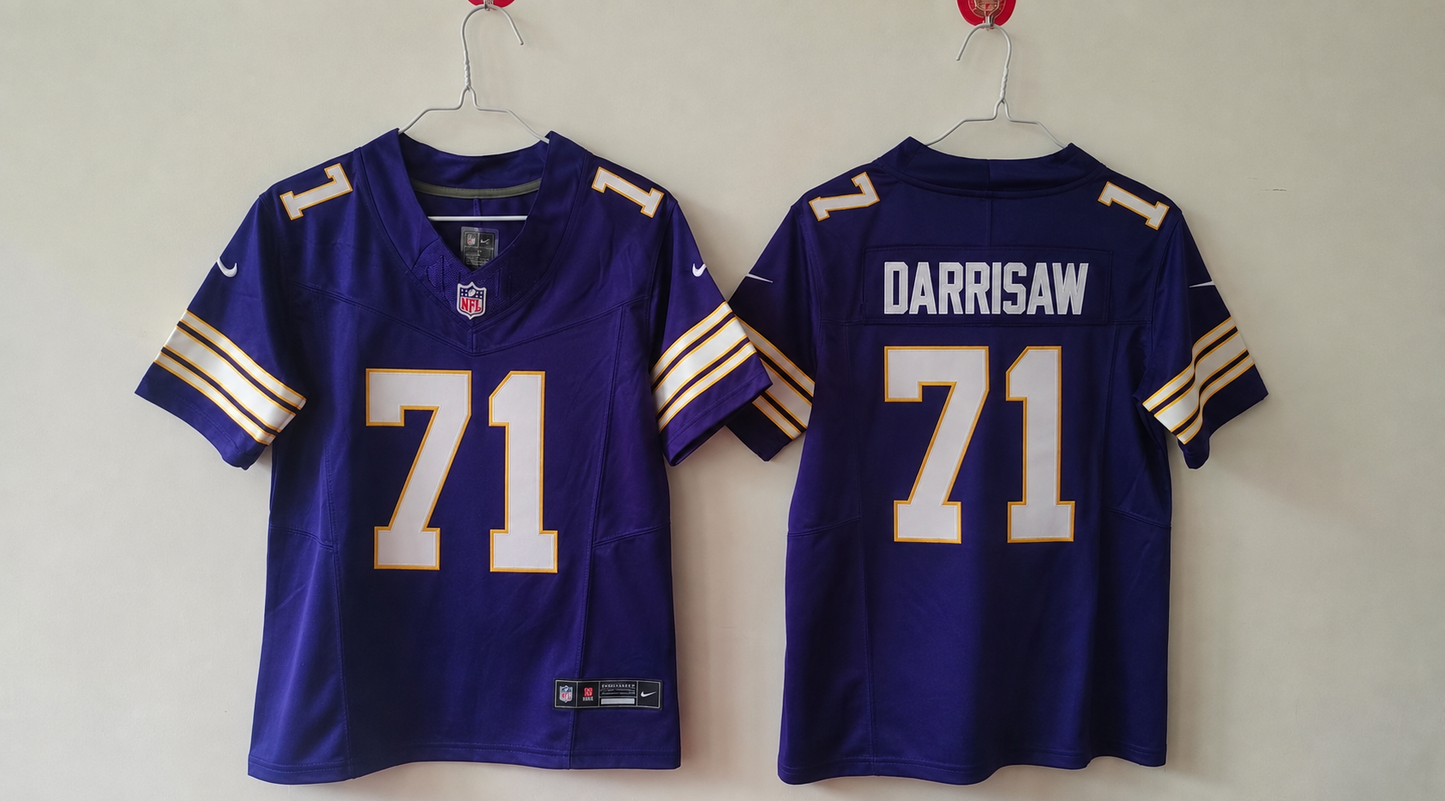 MINNESOTA VIKINGS CHRISTIAN DARRISAW ALTERNATE JERSEY