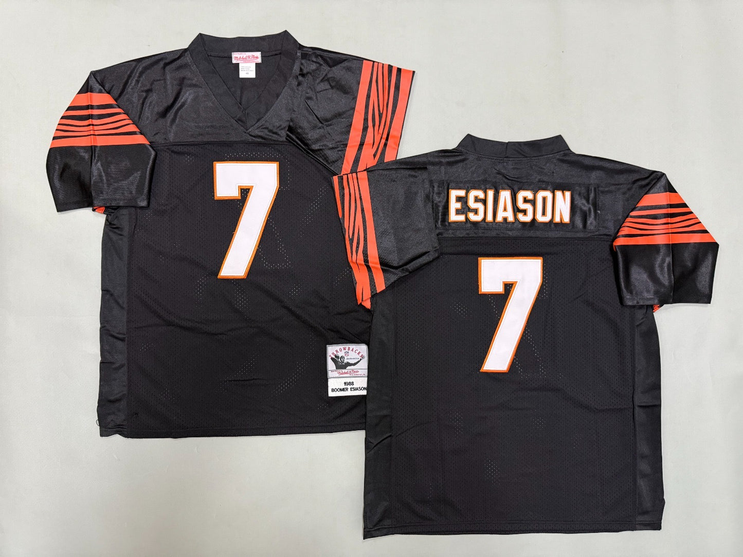 CINCINNATI BENGALS BOOMER ESIASON BLACK VINTAGE JERSEY