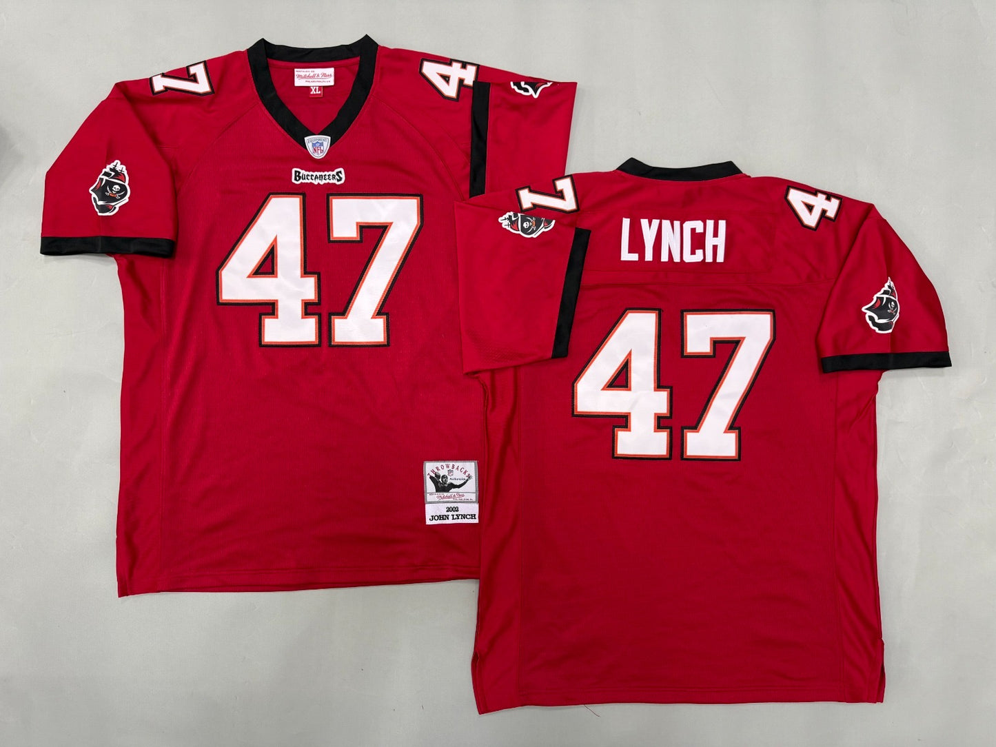 TAMPA BAY BUCCANEERS JOHN LYNCH RED VINTAGE JERSEY