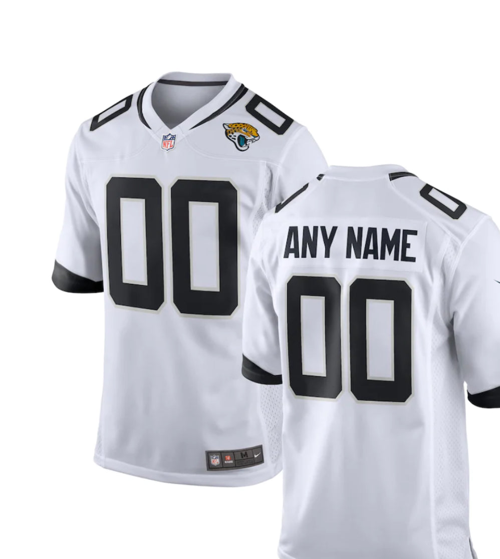 Jacksonville Jaguars Nike Custom Team Game Jersey - White