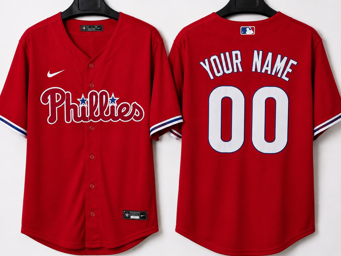 PHILADELPHIA PHILLIES CUSTOM RED JERSEY