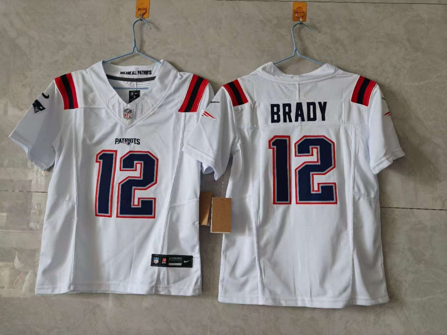 New England Patriots Tom Brady White Jersey