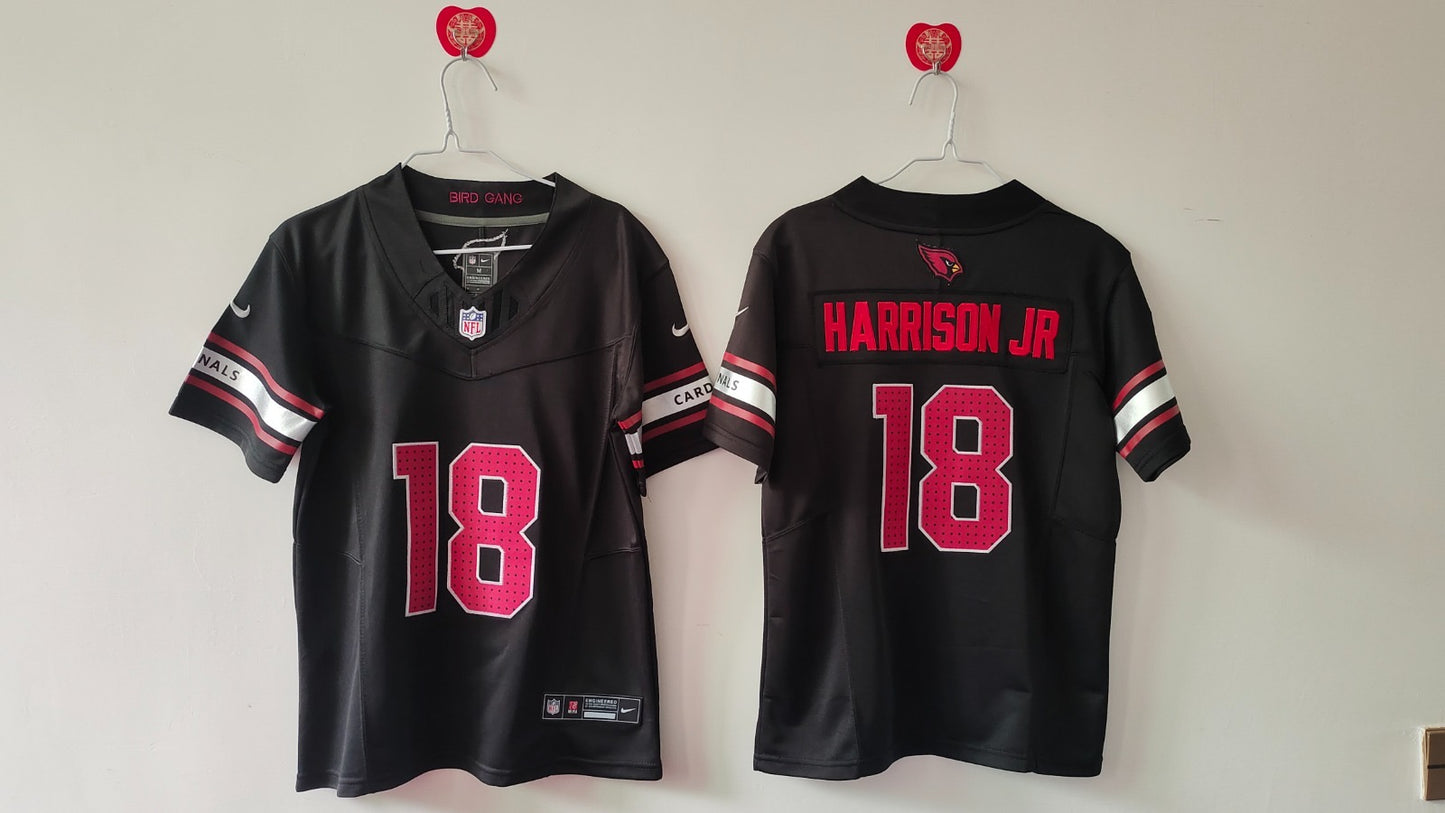 Arizona Cardinals Marvin Harrison Jr Black Jersey