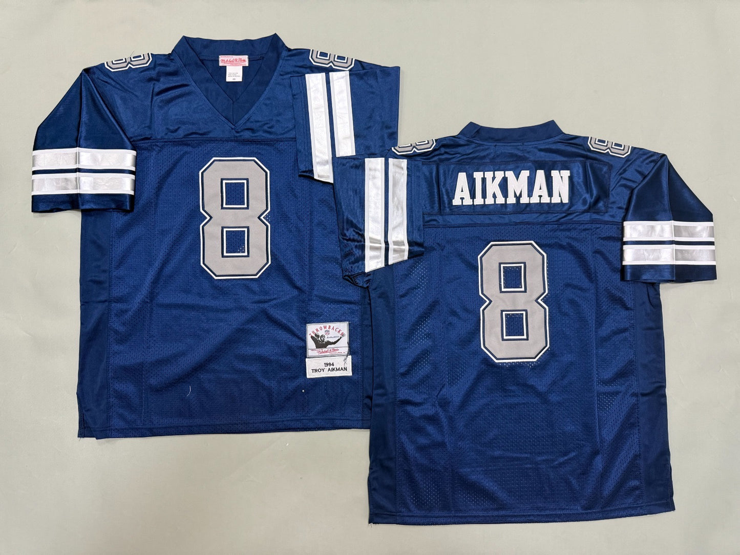 DALLAS COWBOYS TROY AIKMAN BLUE VINTAGE JERSEY