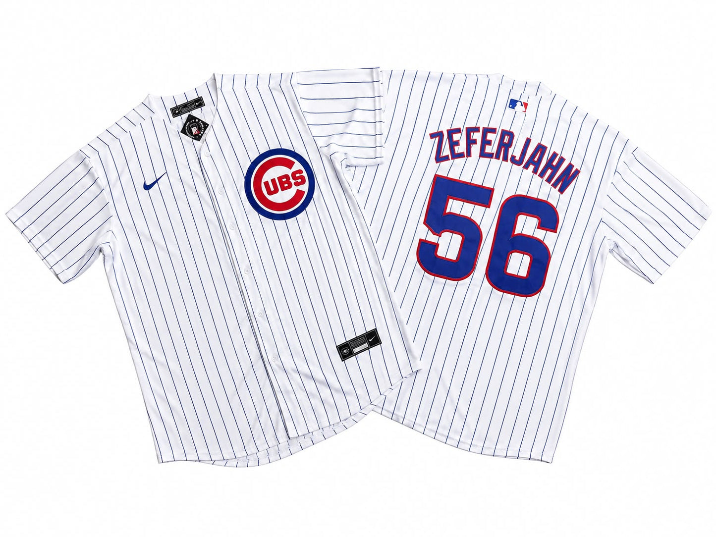 CHICAGO CUBS RYAN ZEFERJAHN WHITE JERSEY