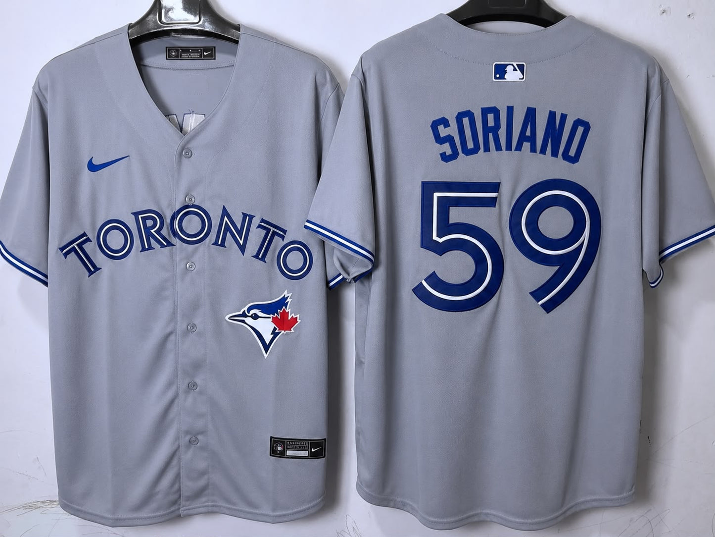 TORONTO BLUE JAYS JOSE SORIANO GREY JERSEY