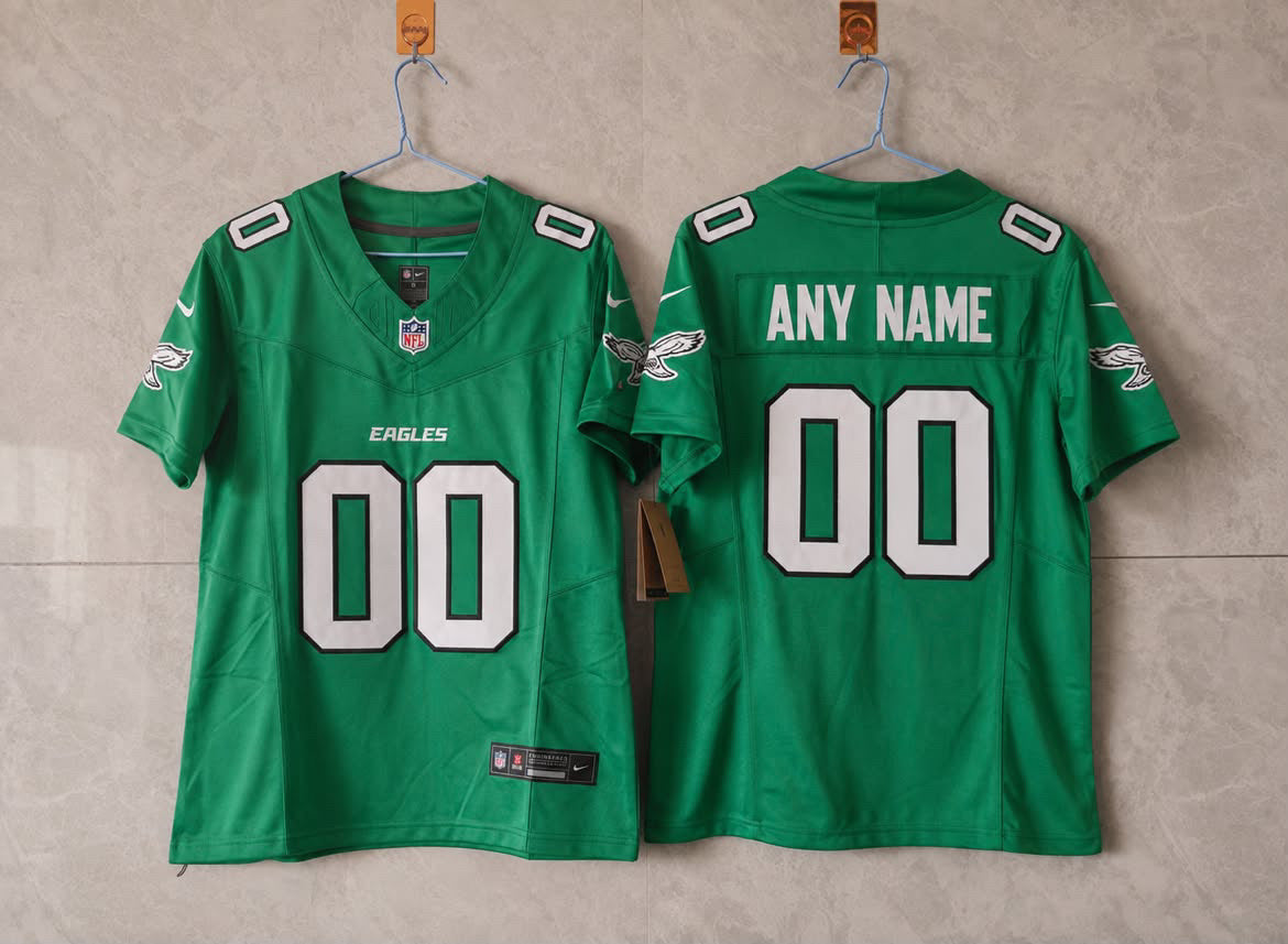 PHILADELPHIA EAGLES CUSTOM KELLY GREEN JERSEY