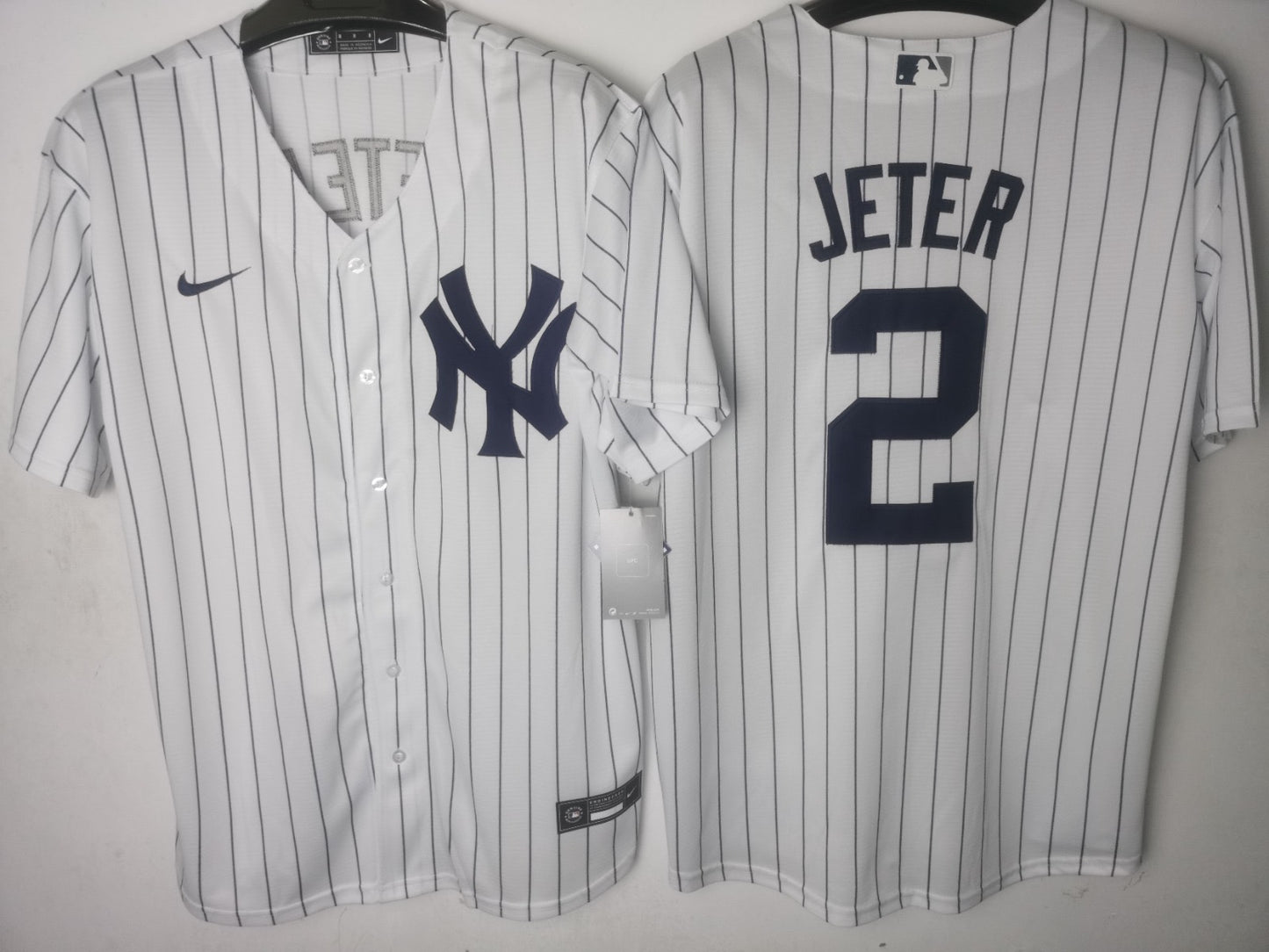 New York Yankees Derek Jeter White Jersey