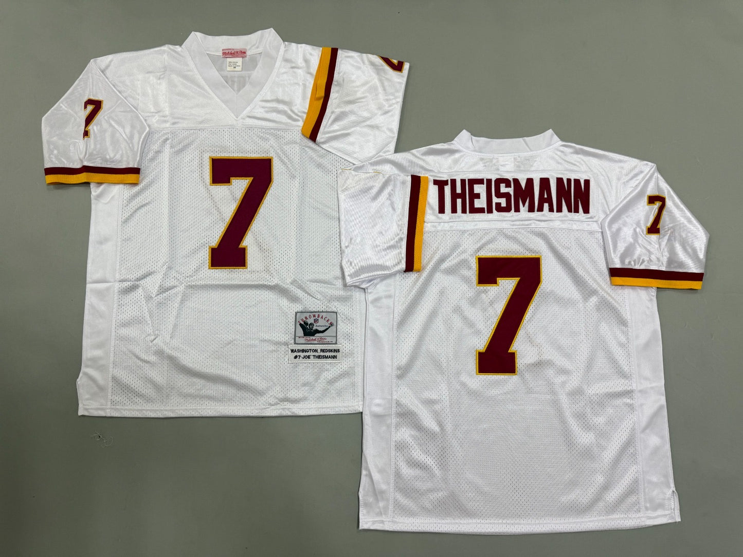 WASHINGTON REDSKINS JOE THEISMANN WHITE JERSEY
