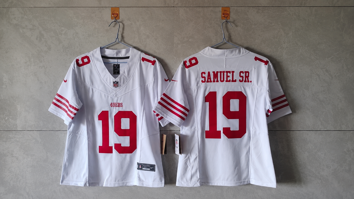 SAN FRANCISCO 49ERS DEEBO SAMUEL SR WHITE JERSEY