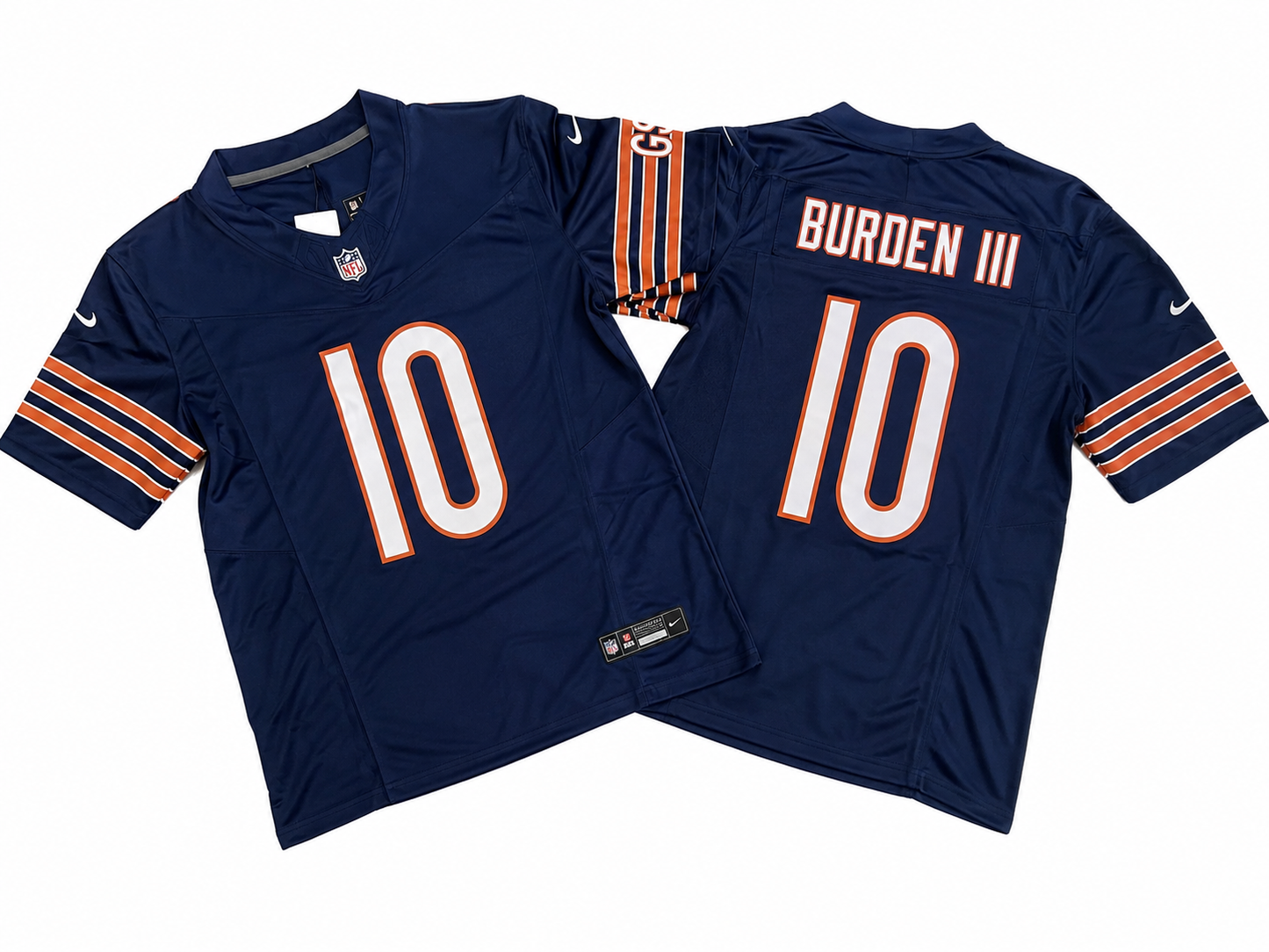 Chicago Bears Luther Burden III blue jersey