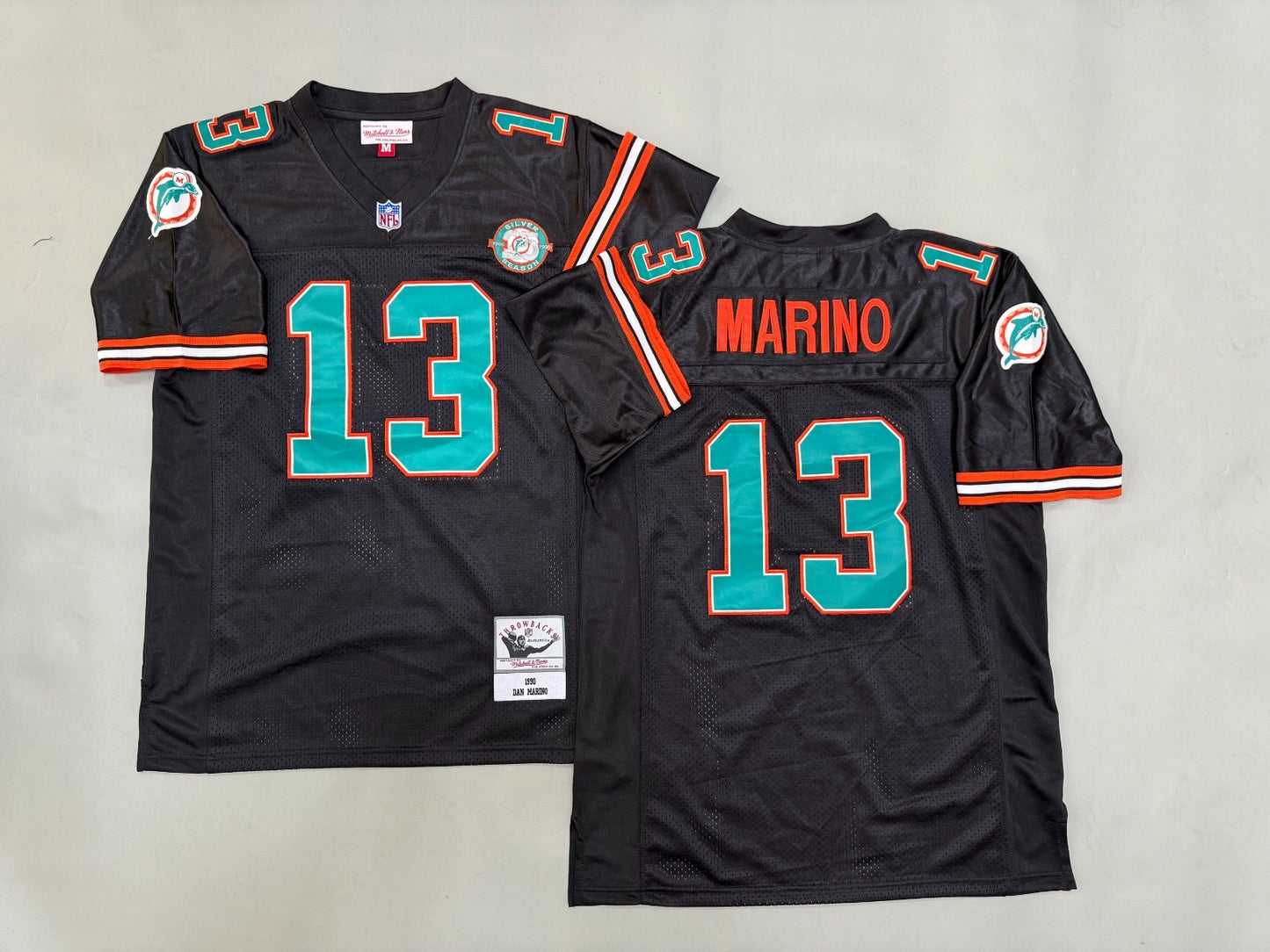 MIAMI DOLPHINS DAN MARINO BLACK VINTAGE JERSEY