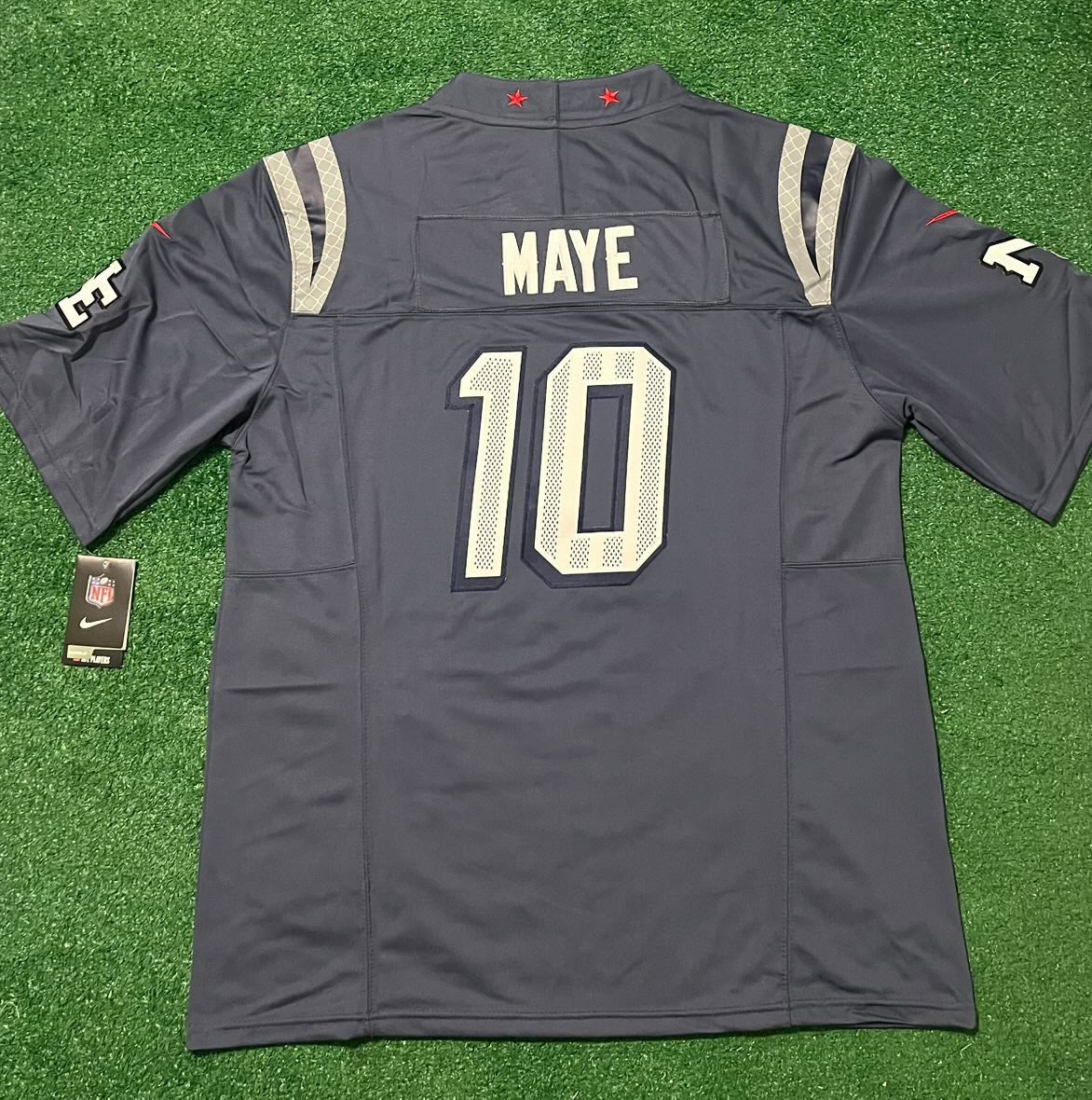 New England Patriots Drake Maye rivalry jersey 