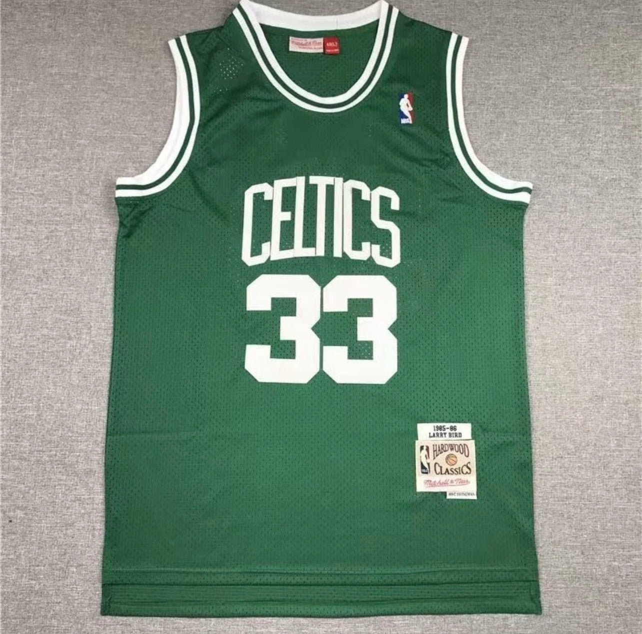 BOSTON CELTICS LARRY BIRD GREEN VINTAGE JERSEY