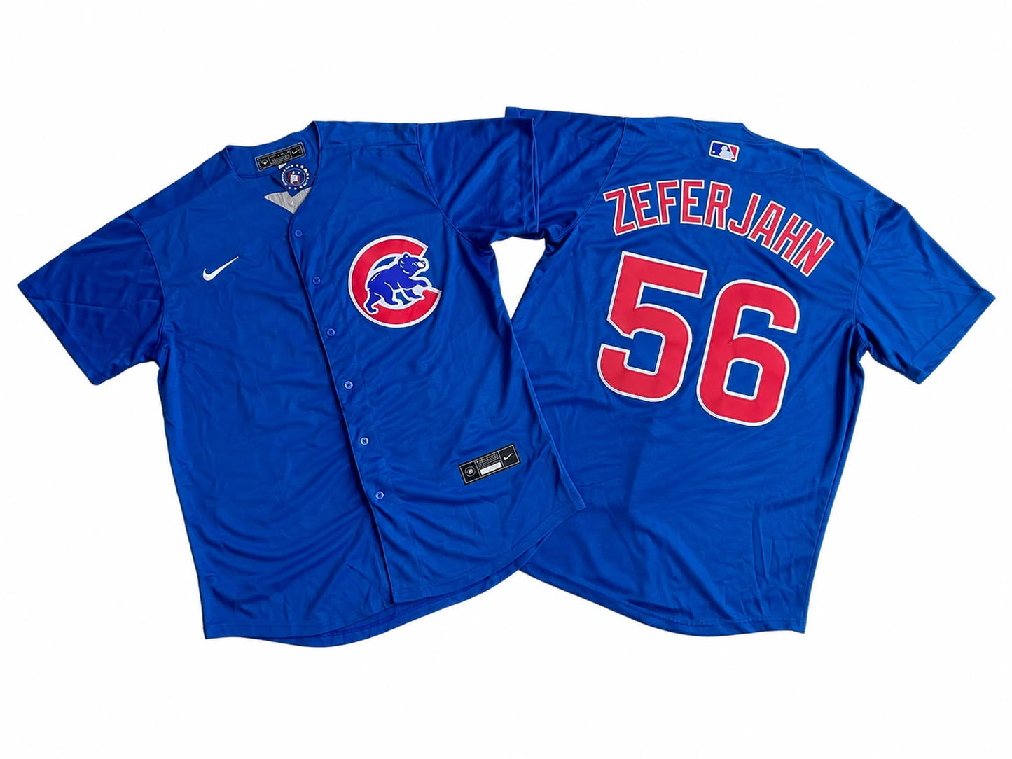 CHICAGO CUBS RYAN ZEFERJAHN BLUE JERSEY