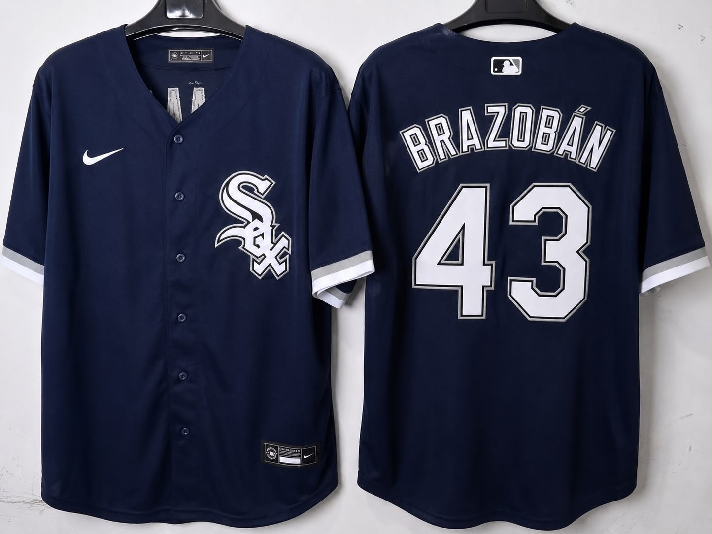 CHICAGO WHITE SOXS HUASCAR BRAZOBAN BLUE JERSEY
