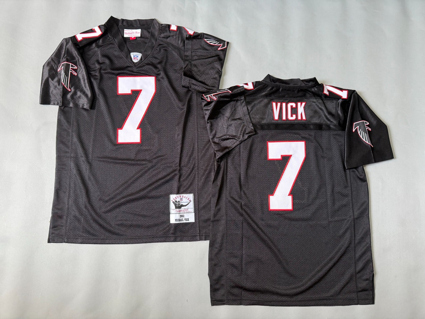 ATLANTA FALCONS MICHAEL VICK BLACK VINTAGE JERSEY
