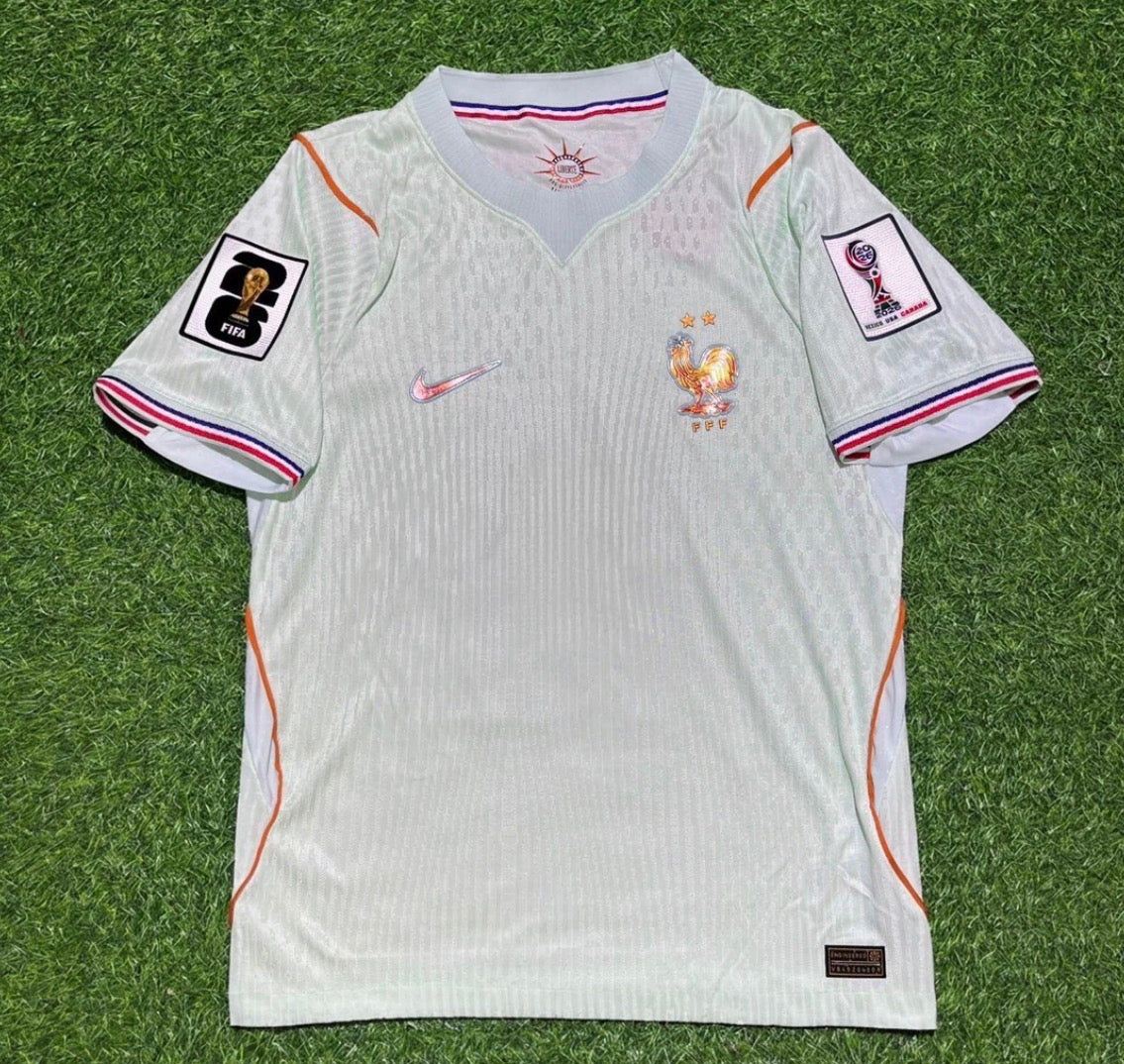 2026 WORLD CUP WILLIAM SALIBA WHITE JERSEY TEAM FRANCE