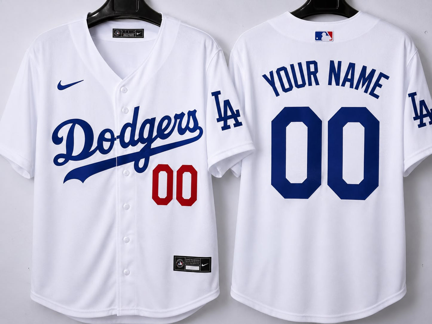 LOS ANGELES DODGERS CUSTOM WHITE JERSEY