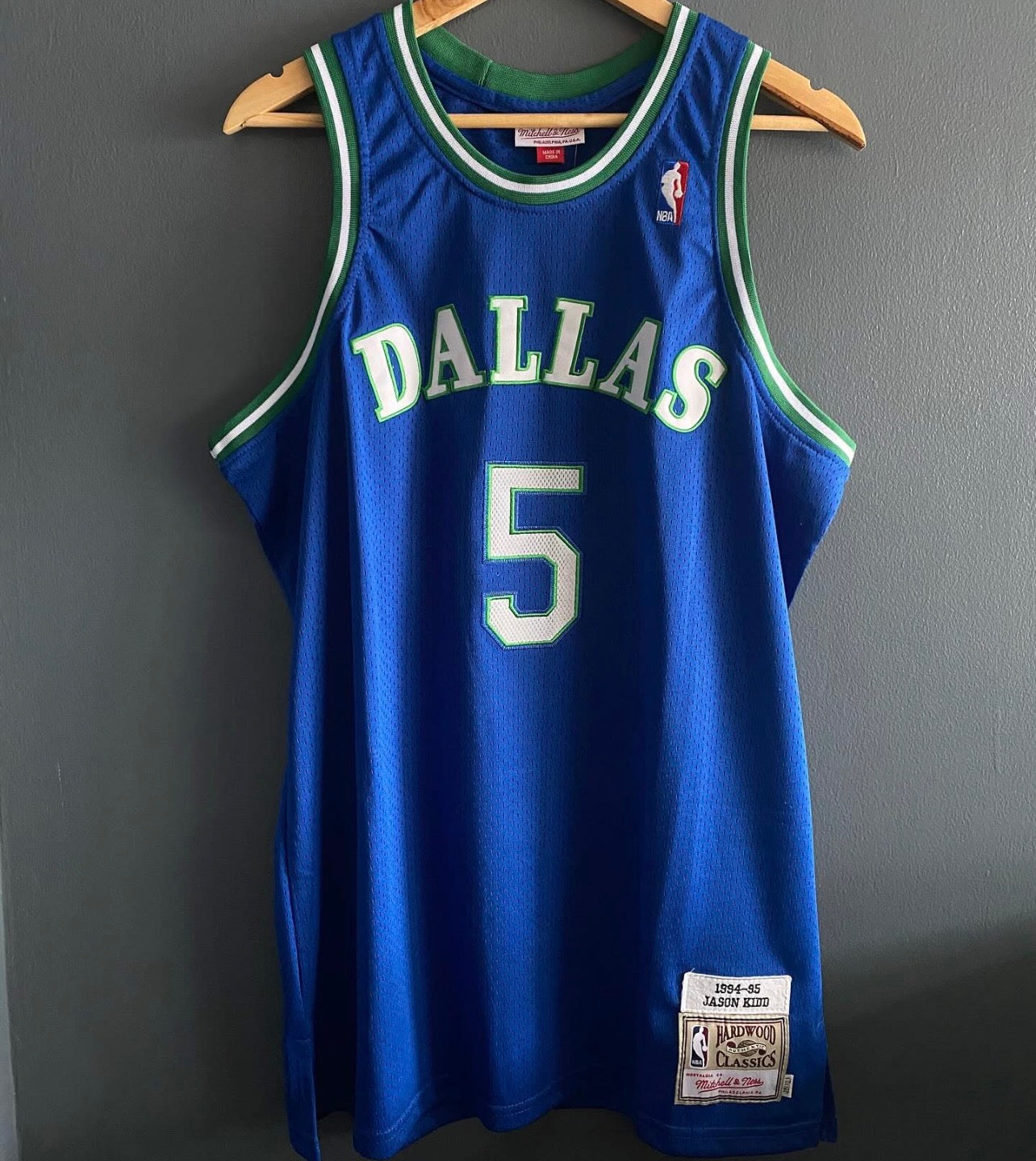 DALLAS MAVERICKS JASON KIDD BLUE JERSEY