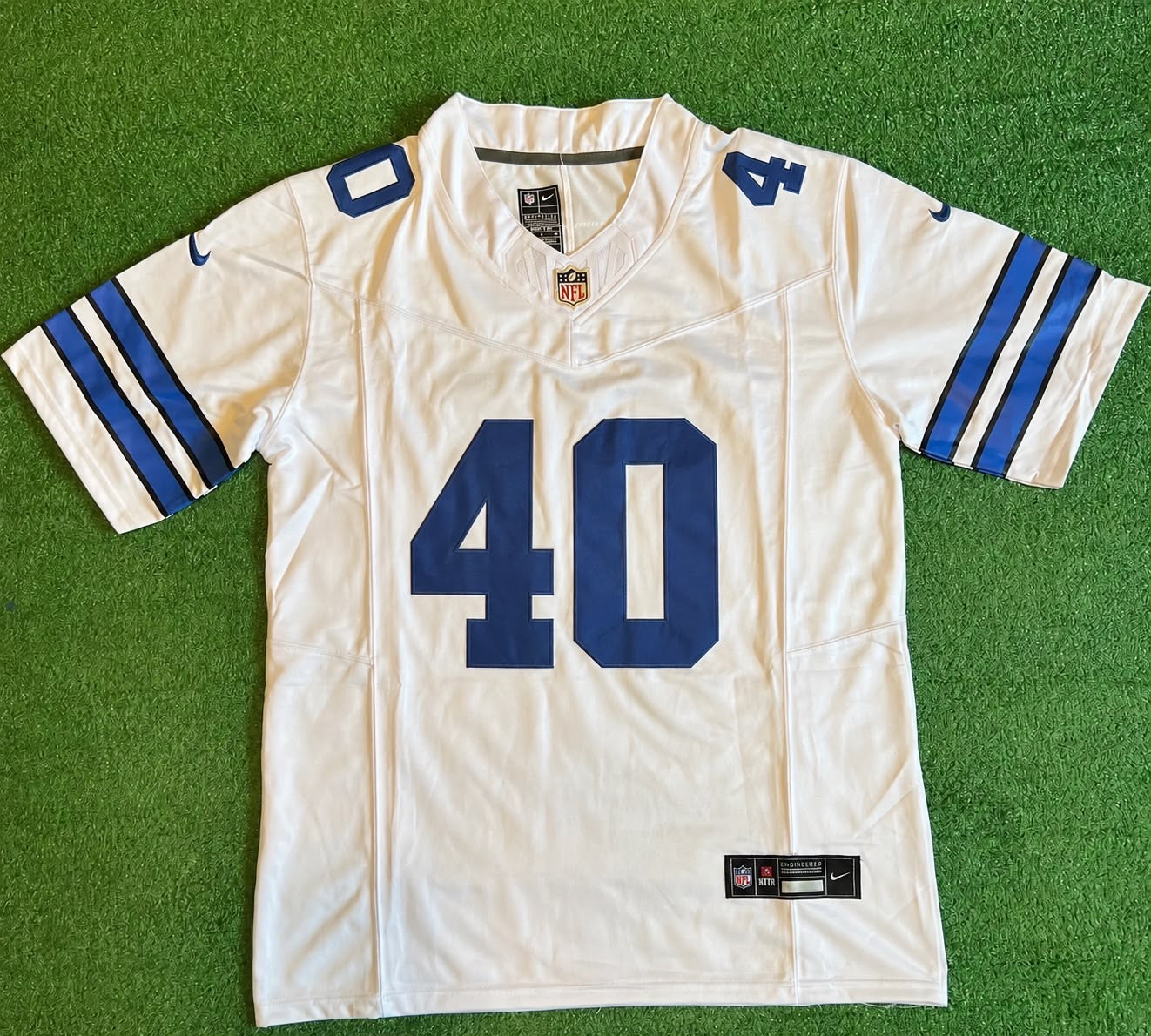 DALLAS COWBOYS HUNTER LUEPKE WHITE JERSEY