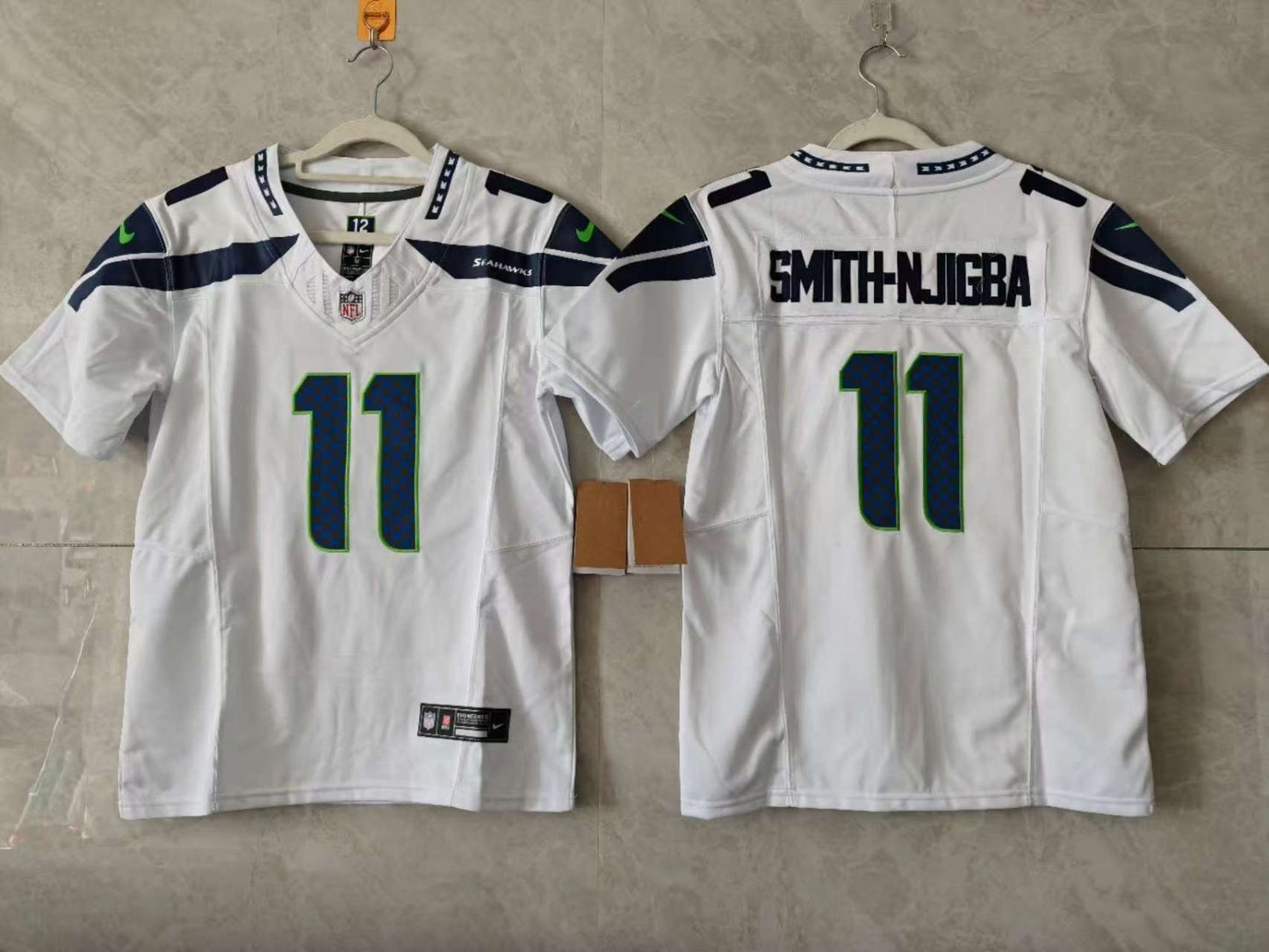 Seattle Seahawks JSN White Jersey