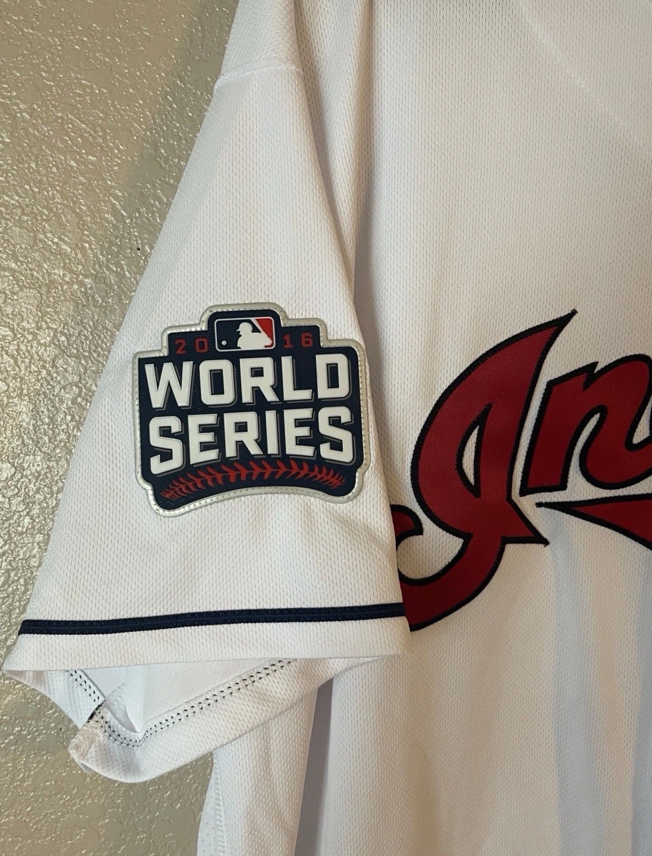 Cleveland Indians Jose Ramirez #11 World Series jersey 2016