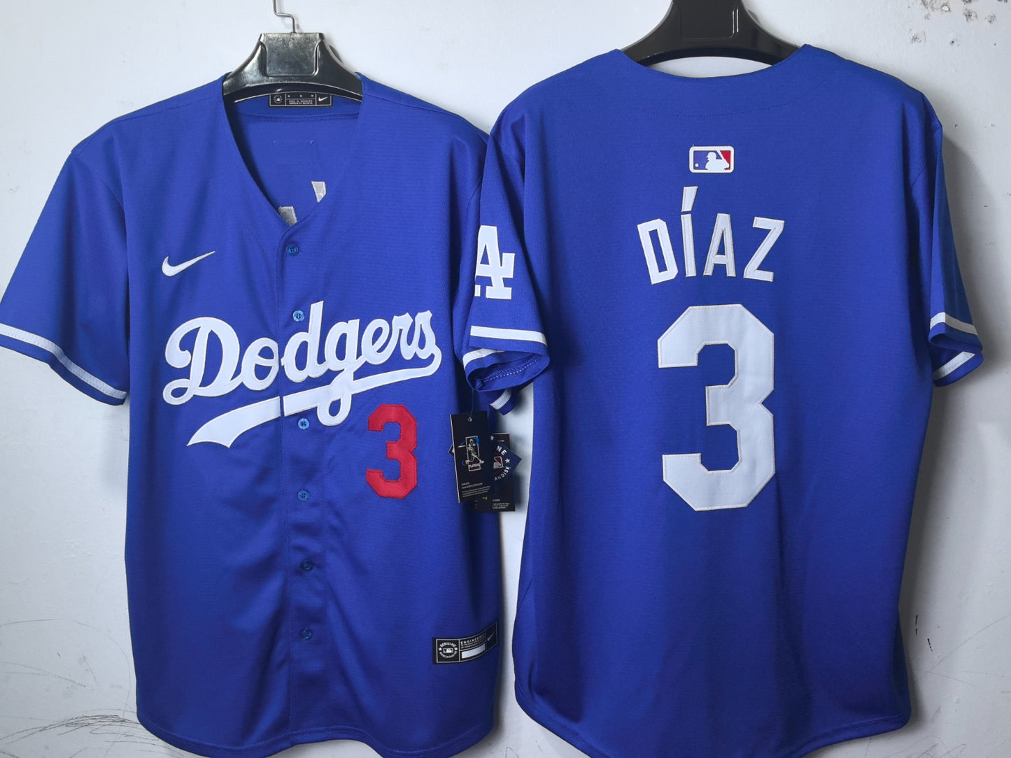 Los Angeles Dodgers Edwin Diaz Blue jersey