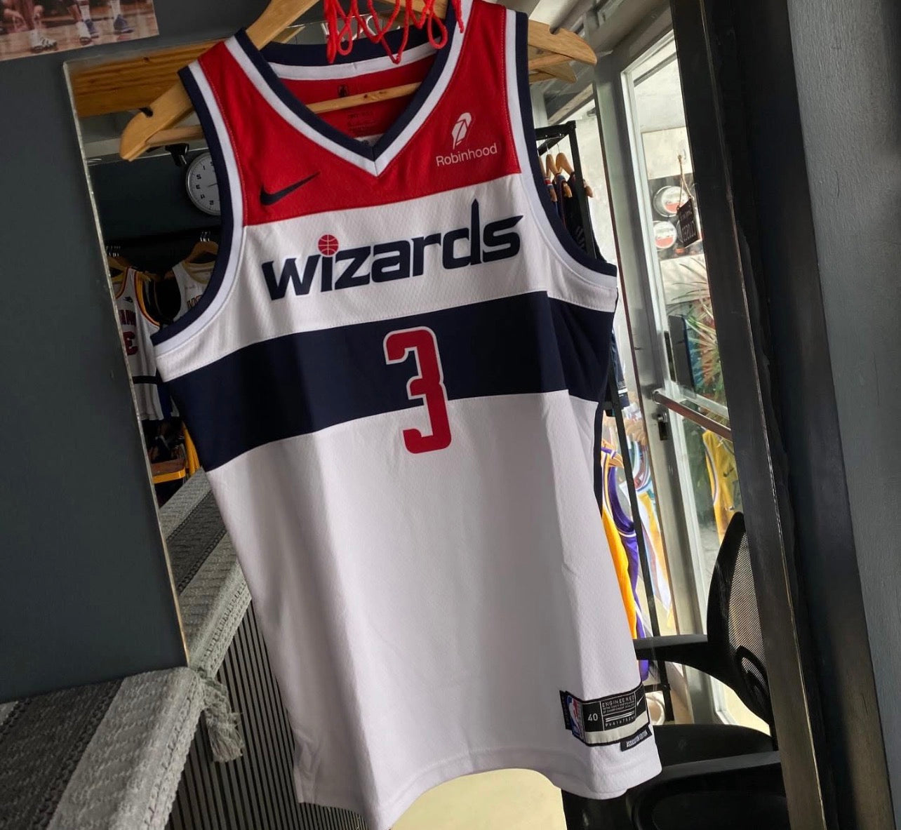 WASHINGTON WIZARDS TRAE YOUNG WHITE JERSEY