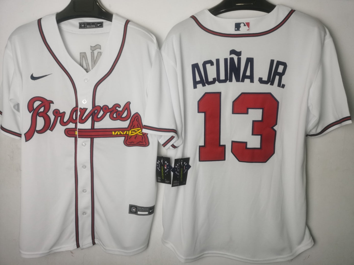 Atlanta Braves Ronald Acuna Jr White Jersey