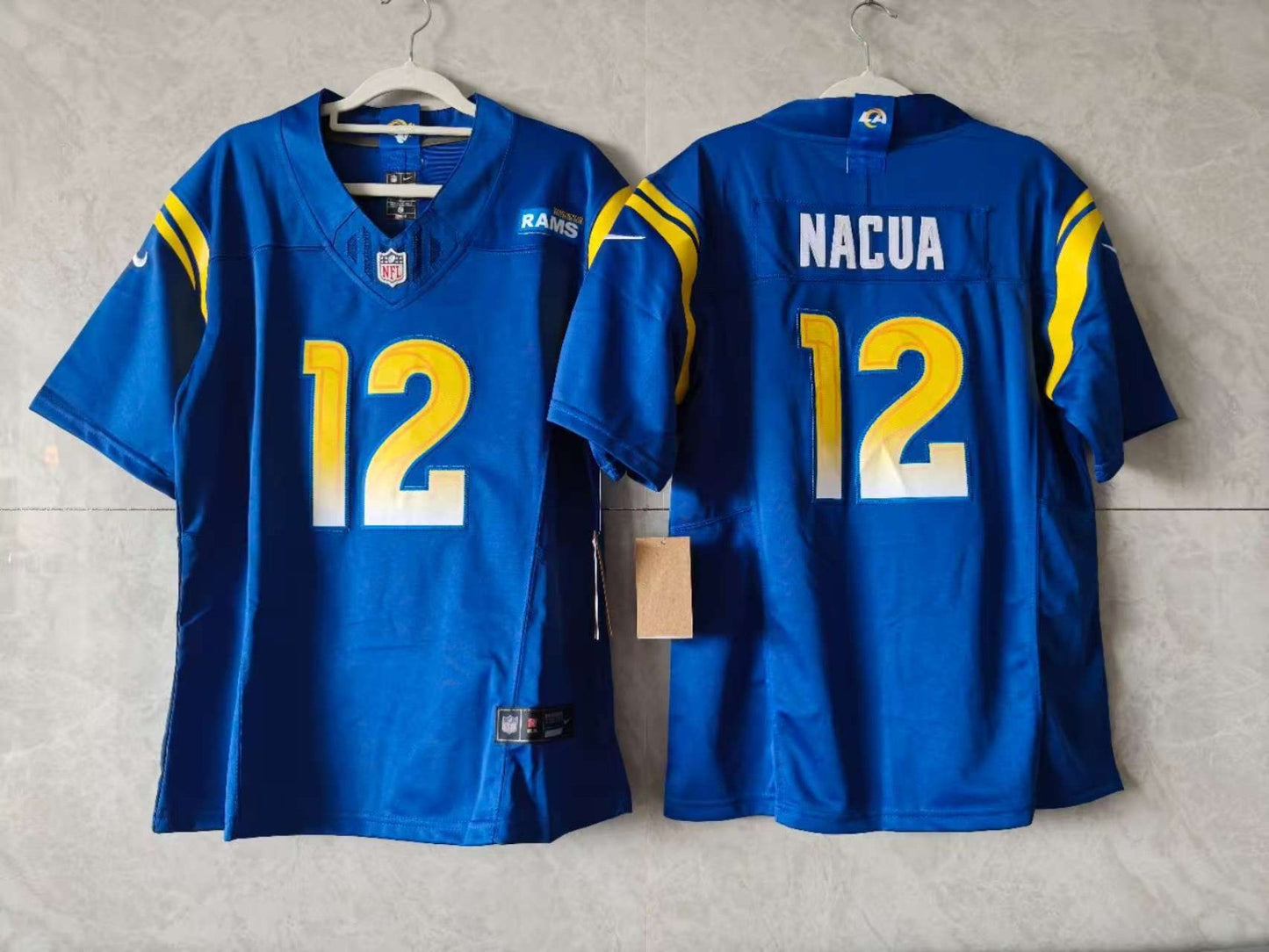 Los Angeles Rams Puka Nacua Blue Jersey 