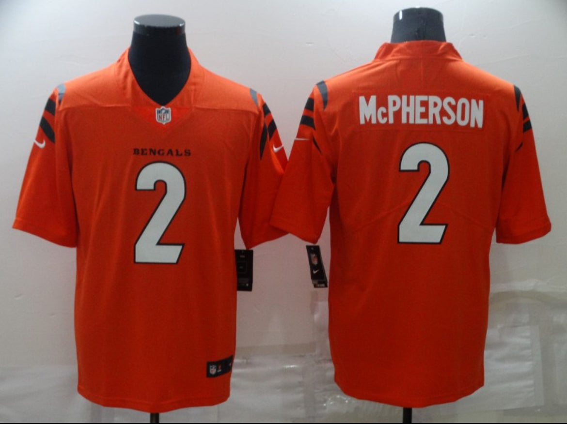 Evan McPherson Cincinnati Bengals Nike Game Jersey - Orange